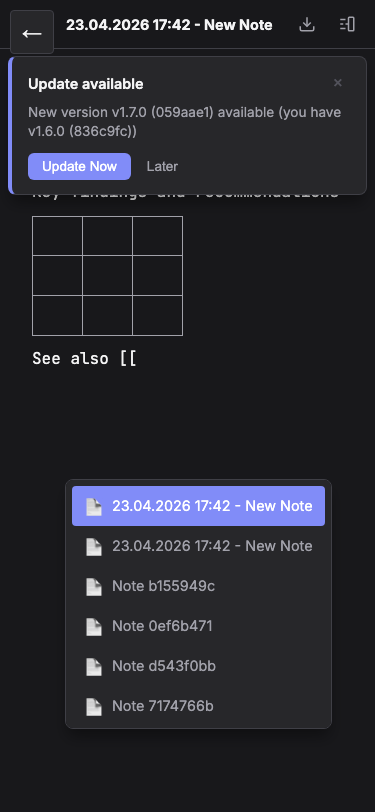 Wiki-Style Links on mobile